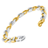 Men's Cuban Link 14k Gold (45gram) or Platinum (72gram) 8mm Bracelet 8.25"