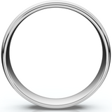 4mm Dome High Polished Wedding Band 950 Platinum Ring
