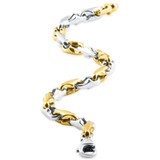 Men's Sculpted Desighner Mariner Link 14K Gold (40gram) or Platinum (65gram) 6.5mm Bracelet 8.25"