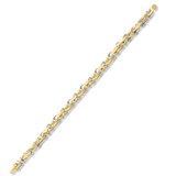 Men's Byzantine link 14k Gold (75gram) or Platinum (85gram) 6.5mm Bracelet 8.5"