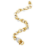 Men's Designer Seed & Rolo Link 14k Gold (37gram) or Platinum (59gram) 7mm Bracelet 8.5"