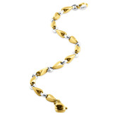 Men's Seed with Mariner Link 14k Gold (24gram) or Platinum (39gram) 4mm Bracelet 8.5"