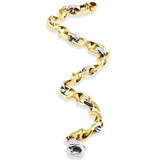 Men's 14k Gold (36gram) or Platinum (58gram) 6mm Link Bracelet 8.5"