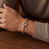 Men's Designer Link 14k Gold (43gram) or Platinum (69gram) 7mm Bracelet 8.5"