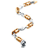 Men's Link 14k Gold (43gram) or Platinum (69gram) 7mm Bracelet 8.5"