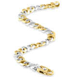 Men's Link 14k Gold (33gram) or Platinum (54gram) Bracelet 8.5"