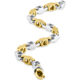 Men's Designer Mariner Link 14k Gold (43gram) or Platinum (69gram) 6mm Bracelet 8"