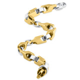 Men's Link 14k Gold (45gram) or Platinum (72gram) 6mm Bracelet 8.5"