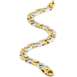 Men's Link 14k Gold (27gram) or Platinum (44gram) 8mm Bracelet 8.5"