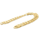 Men's Cuban Link 14k Gold (58gram) or Platinum (94gram) 12mm Link Bracelet 8.25"