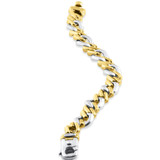 Men's Link 14k Gold (48gram) or Platinum (77gram) 9.5-11mm Bracelet 8.25"