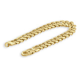 Men's Cuban Link 14k Gold (72gram) or Platinum (115gram) 10mm Bracelet 8.5"