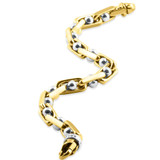 Men's Designer Mariner Link 14k Gold (64gram) or Platinum (103gram) 7.5mm Bracelet 8.5"