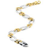 Men's Marine Link 14k Gold (26gram) or Platinum (42gram) 10mm Bracelet 8.5"