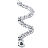 Men's Diamond Mariner 8.5" Bracelet 14k Gold (44gram) or Platinum (71gram) 8.5mm