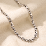 Men's Heavy Designer Diamond Mariner 14k Gold (155gram) or Platinum (291gram) 7.5mm Chain Necklace 24"