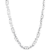 Men's 14k Gold (78gram) or Platinum (146gram) 7mm Link Chain Necklace 20"