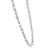 Men's U-Shape 14k Gold (126gram) or Platinum (236gram) 7mm Link Chain Necklace 24"
