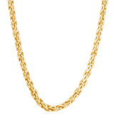 Men's 14k Gold (83gram) or Platinum (156gram) 7mm Link Chain Necklace 20"