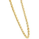 Men's 14k Gold (83gram) or Platinum (156gram) 7mm Link Chain Necklace 20"