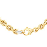 Men's 14k Gold (83gram) or Platinum (156gram) 7mm Link Chain Necklace 20"