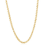 Men's 14k Gold (72gram) or Platinum (135gram) 4.5mm Link Chain Necklace 24"