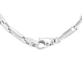 Men's 14k Gold (59gram) or Platinum (110gram) 4.5mm Link Chain Necklace 22"