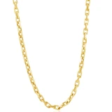 Men's 14k Gold (57gram) or Platinum (107gram) 5.5mm Link Chain Necklace 24"