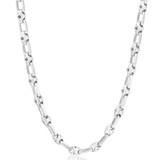 Men's 14k Gold (38gram) or Platinum (71gram) 4.5mm Link Chain Necklace 20"