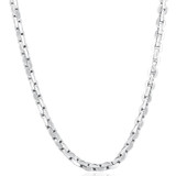 Men's 14k Gold (66gram) or Platinum (124gram) 6mm Link Chain Necklace 22"