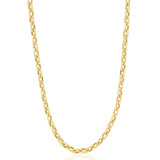 Men's 14k Gold (39gram) or Platinum (73gram) 5.5mm Link Chain Necklace 18"