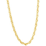 Men's 14k Gold (83gram) or Platinum (156gram) 6.5mm Link Chain Necklace 20"