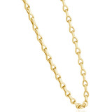 Men's 14k Gold (83gram) or Platinum (156gram) 6.5mm Link Chain Necklace 20"