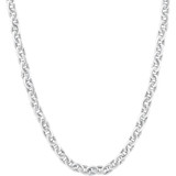 Men's 14k Gold (40gram) or Platinum (75gram) 5mm Link Chain Necklace 20"