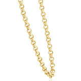 Men's Rolo 14k Gold (59gram) or Platinum (110gram) 8.5mm Link Chain Necklace 18"