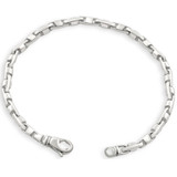 Men's 14k Gold (16gram) or Platinum (30gram) 4mm Link Bracelet 8.5"