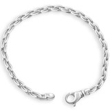 Men's 14k Gold (17gram) or Platinum (31gram) 4.5mm Link Bracelet 8.5"