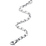 Men's 14k Gold (12gram) or Platinum (22gram) 4mm Link Bracelet 8.5"