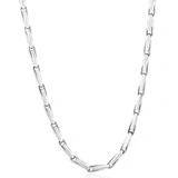 Men's 14k Gold (106gram) or Platinum (199gram) 6mm Link Chain Necklace 24"