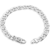 Men's 14k Gold (35gram) or Platinum (65gram) 8mm Link Bracelet 8.5"