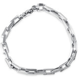 Men's 14k Gold (27gram) or Platinum (50gram) 6mm Link Bracelet 8.5"