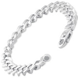 Men's 14k Gold (58gram) or Platinum (109gram) 11mm Link Bracelet 9"