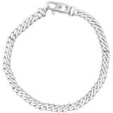 Men's 14k Gold (18gram) or Platinum (33gram) 5.5mm Link Bracelet 8.5"