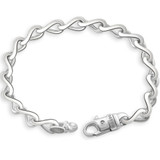 Men's 14k Gold (31gram) or Platinum (58gram) 8mm Link Bracelet 8.5"