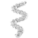 Men's 14k Gold (118gram) or Platinum (221gram) 15.5mm Link Bracelet 9.5"