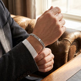 Men's Cuban 14k Gold (24gram) or Platinum (45gram) 6mm Link Bracelet 8.5"