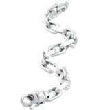 Men's 14k Gold (89gram) or Platinum (167gram) 9.5mm Link Bracelet 8.5"