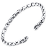 Men's 14k Gold (26gram) or Platinum (42gram) 5mm Link Bracelet 9"