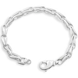 Men's 14k Gold (31gram) or Platinum (51gram) 6.5mm Link Bracelet 8.5"