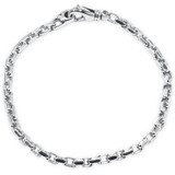 Men's 14k Gold (14gram) or Platinum (20gram) 5mm Link Bracelet 8.5"